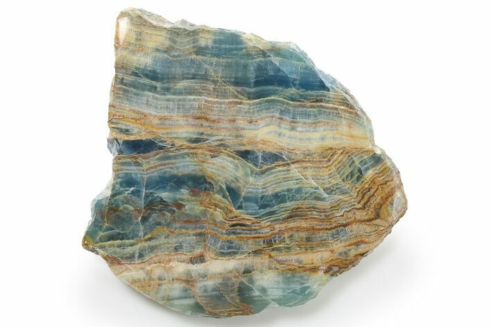 Polished Blue Calcite Slab - Argentina #264338